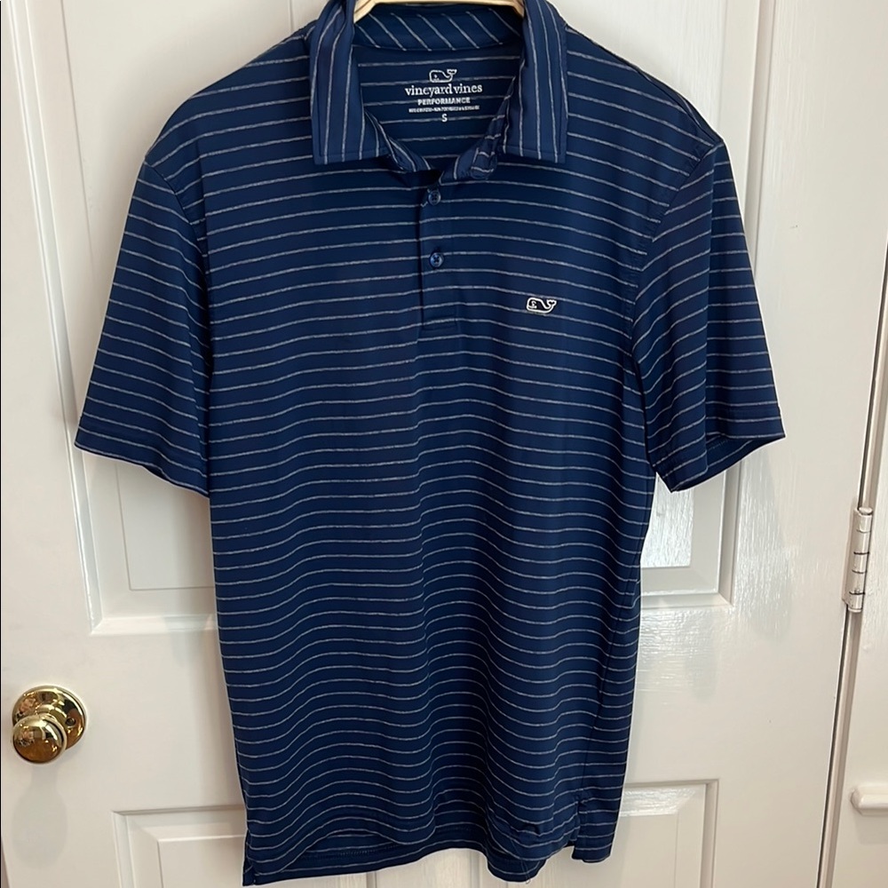 Vineyard Vines Blue Polo Shirt Classic Style